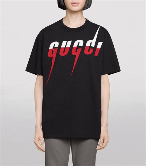 black gucci blade shirt|all black Gucci shirt.